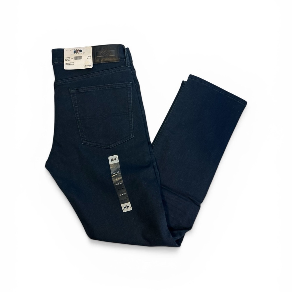 Joseph Abboud Skinny Fit Jeans Men’s Dark Wash Stretch Denim Slim Fit NWT - Picture 1 of 8